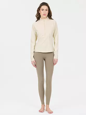 ATHLECIA | Zipshirt de fitness Midory pour femmes | creme